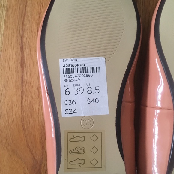 New Topshop Pink Flats - Picture 4 of 4